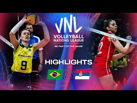 Download MP3 🇧🇷 BRA vs. 🇷🇸 SRB - Highlights | Week 1 | Women's VNL 2024