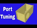 Understanding Port Length Box Volume and Tuning Frequency