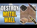 Rust - How Many Satchels Explosive Ammo Rockets C4 to Destroy Metal Wall