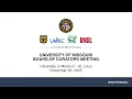 University of Missouri Board of Curators Meeting 2025