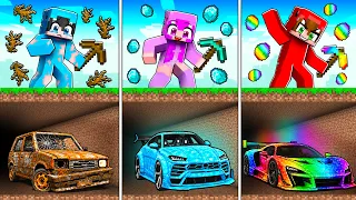 Desenterramos SUPERCOCHES SECRETOS en Minecraft!