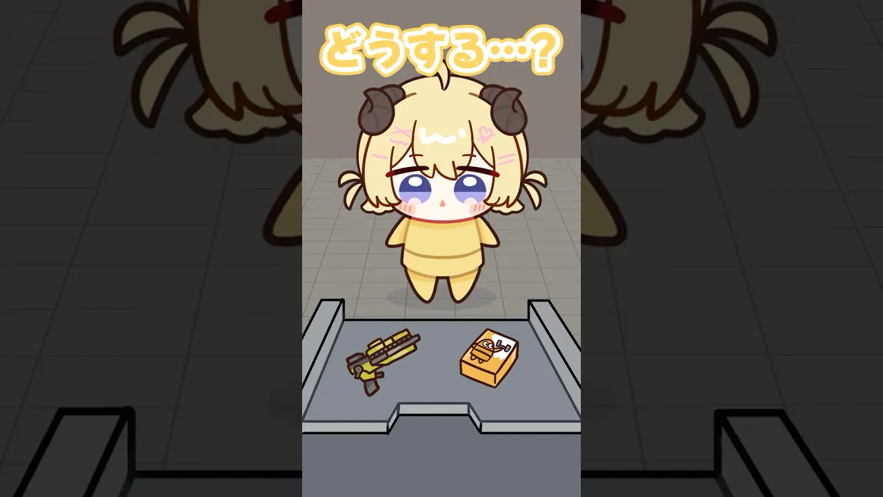 【手描き切り抜き】わたビーム or わたパワー #shorts #vtuber