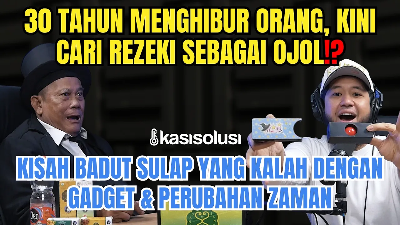30 Tahun Menghibur Orang, Kini Jadi Ojol⁉️ Perjuangan Badut Sulap Melawan Perubahan Zaman