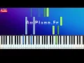 Eva Coeur Noir Piano Cover Tutorial Paroles
