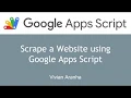 12 Scrape a Website Google Apps Script Learn in 15 Minutes