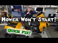 Riding Mower Or Zero Turn Turns Over But Won t Start - Watch This Before Replacing Any Parts