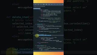 Build a Python Inventory App with Tkinter Add Update Save Data