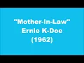 Ernie K-Doe: Mother-In-Law (1962)