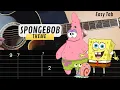 Download Lagu SpongeBob - Theme | EASY Guitar Tutorial | Guitar Tab