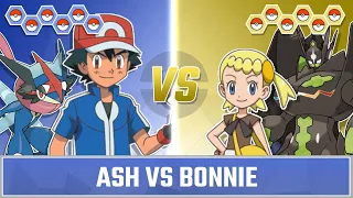 kalos league semi final ash vs bonnie