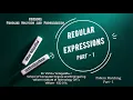 Python Programming - Regular Expressions