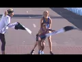 Stranger Carries Woman to Marathon Finish Line