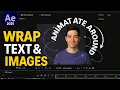 Animate Text Images Around Any Object in After Effects 2025 Tutorial