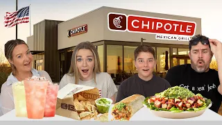 New Zealand Family try Chipotle for the first time IS THIS EVEN CALLED MEXICAN FOOD