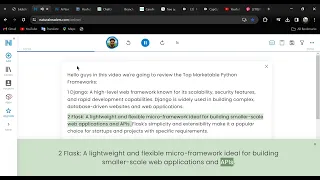 Top python frameworks
