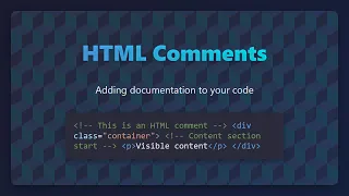 HTML Comments The Beginner s Guide to Clean Organized Code