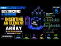 Inserting Element in Array Insert at Position Array Operations DSA in Kannada Lecture 5