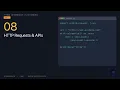 Python Intermediate HTTP Requests APIs Lesson 8