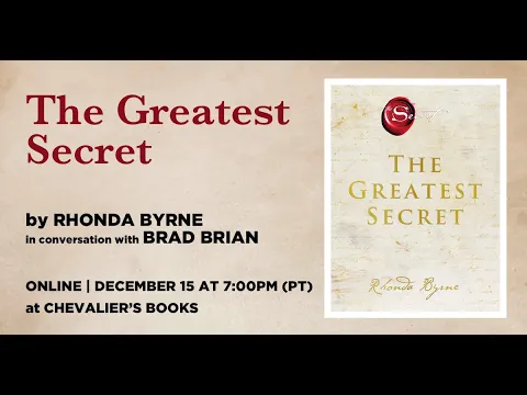 Download MP3 Rhonda Byrne discusses THE GREATEST SECRET