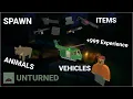 How to Spawn in Items Vehicles More in Unturned Singleplayer