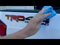 HOW TO INSTALL BED DECAL TOYOTA TACOMA TUNDRA TRD 4X4 SPORT OFFROAD GOLD HOOK Premium Series