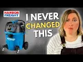 I Never Changed the Filter Bag in My Harbor Freight Dust Extractor I Waited WAY Too Long