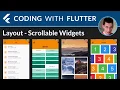 Flutter Layouts Walkthrough PageView ListView GridView Slivers CustomScrollView