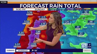 Storm Update Heavy rainfall and strong winds arrive on Friday across NW Oregon