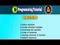 C Programming Tutorial DAY 8 Structures initializing structures Example iTechSoftwareAcademy