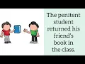 20 The word Penitent