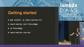 Using Clojurescript to launch apps to 1M users - Emin Hasanov Lambda Days 2017