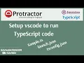 Setup and run typescript code in VSCode
