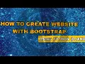 How To Create Website With Bootstrap Using Python Django
