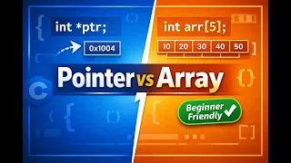 Pointer vs Array in C Key Difference for Beginners Interviews
