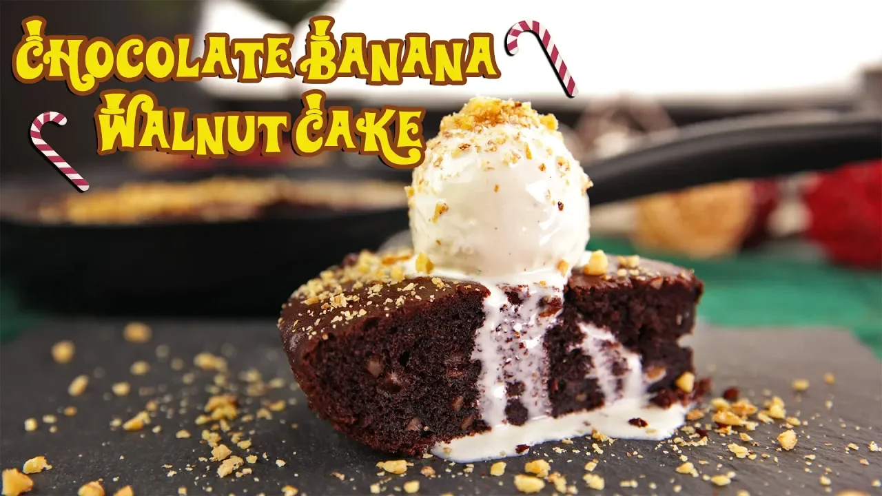How To Make Chocolate Banana Walnut Cake   Share Food Singapore
