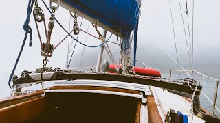 Encountering heavy fog on Mt Desert Island