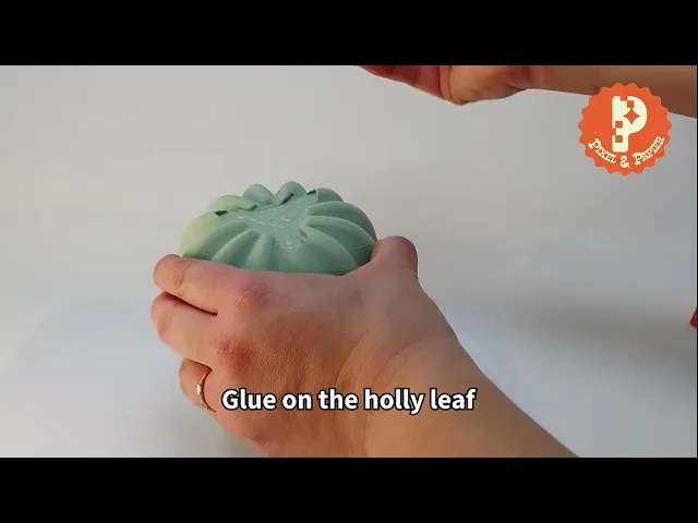 Holly Gelatin Container - Jewelry Box and Gift Holder - Day 11 of 12 Days of Holiday Desserts video thumbnail