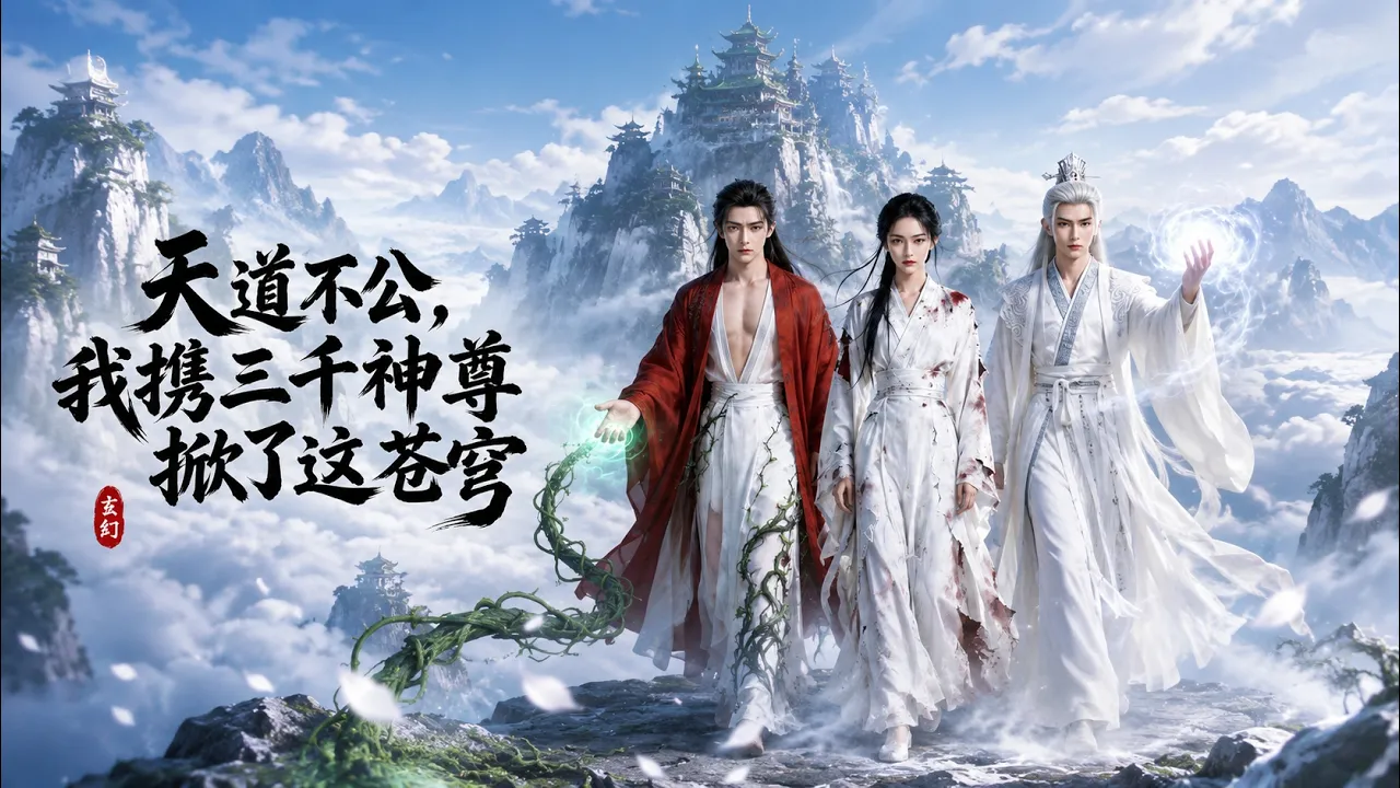 【完结超清】《天道不公,我携三千神尊掀了这苍穹》#最新短劇全集#短劇全集#短劇#熱門短劇#短劇推薦#大陸短劇#AI短剧#初六剧场 poster