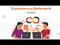 expressions and statements in python