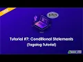 Basics of PHP - Conditional Statements Tagalog Tutorial