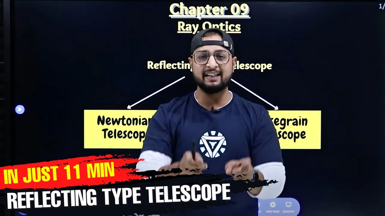 29. Chapter -9 Ray optics | Reflecting Type telescope | Optical Instrument | Physics Baba 2.0