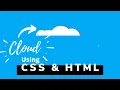 I created a Cloud using pure CSS and HTML CSS Shapes