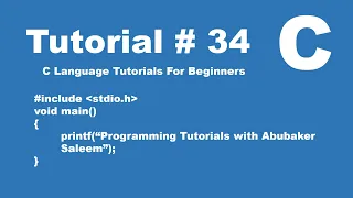 What are Void functions How to create void functions in C language Tutorial 34
