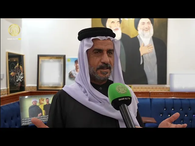 ⁣الأمين العام للعتبة العلوية المقدسة يزور عوائل الشهـ.ـ,داء والجرحى في محافظة البصرة