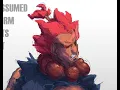 Speedpaint Street Fighter - Akuma