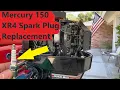 Mercury XR4 2-Stroke 150HP Tune Up Spark Plug Replacement