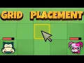 Grid-Based Placement Using Code Using Godot 4 0