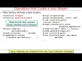 Understanding Java Streams Common Creation Operations