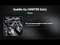 에스파 (AESPA) - Saddle Up (WINTER Solo) [Lyrics/가사번역]