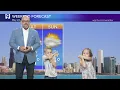 WGN Meteorologist Morgan Kolkmeyer s kids Jaye and Brady report Friday s weather forecast